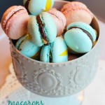 Macarons con ganache fondente al mandarino