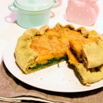 Torta salata con zucca e spinaci