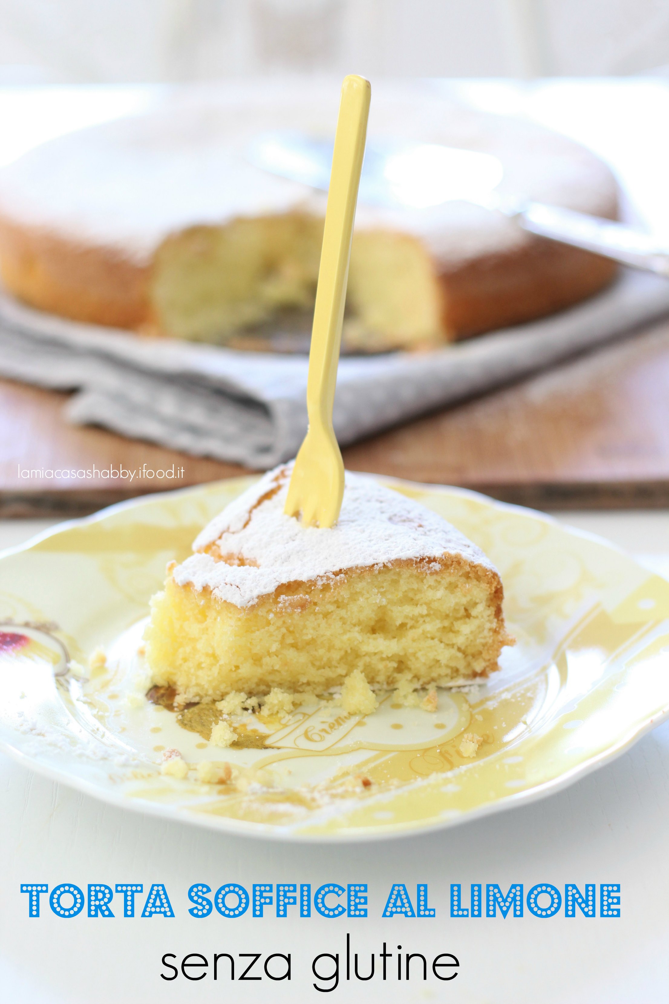 torta soffice al limone glutenfree